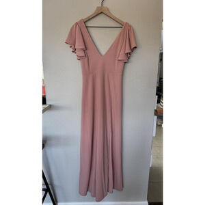 Birdy Grey Hannah Dress Light Pink Wedding Guest Dance homecoming whimsical